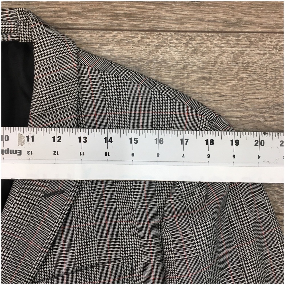 CALVIN KLEIN Mens Double Breasted Blazer Sport Coat Jacket Size‎ 42L Suit ITALY - Picture 5 of 12